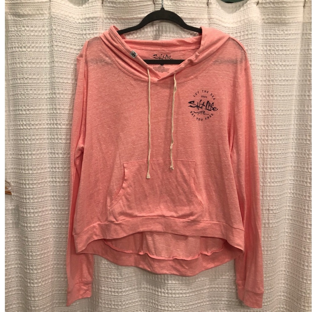 Lightweight cropped hoodie
